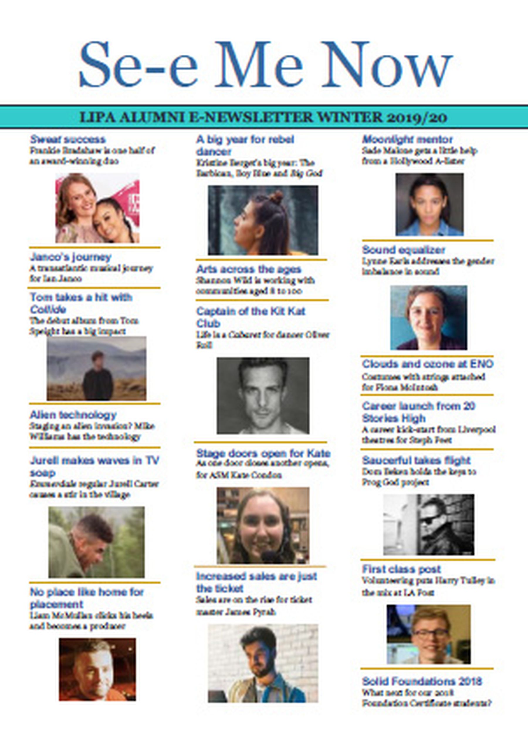 Alumni E-Newsletter Winter 2019/20